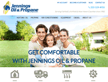 Tablet Screenshot of jenningsoil.com